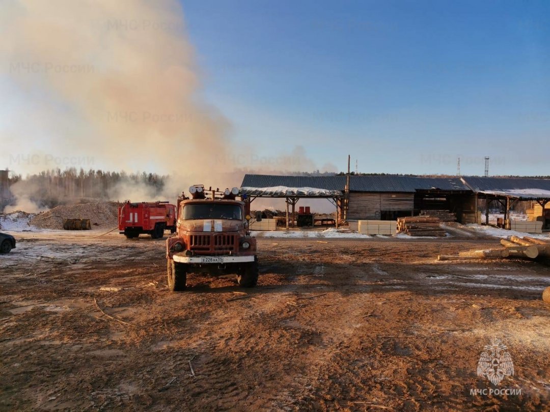 Пожар в Емельяновском районе 02.04.2023